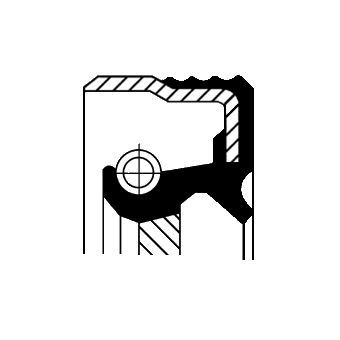 CORTECO 12015180B Shaft Seal, crankshaft