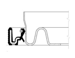 CORTECO 12015629B Shaft Seal, crankshaft