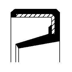 CORTECO 15510012B Shaft Seal, crankshaft