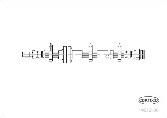 CORTECO 19018106 Brake Hose