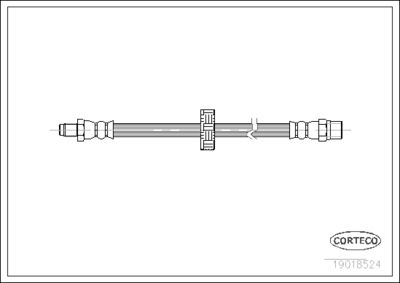 Brake Hose CORTECO 19018524
