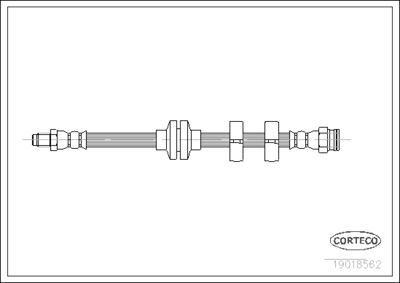 Brake Hose CORTECO 19018562