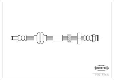 Brake Hose CORTECO 19018565
