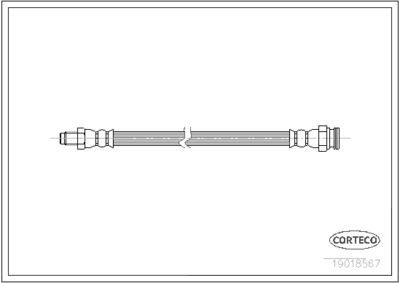 Brake Hose CORTECO 19018567