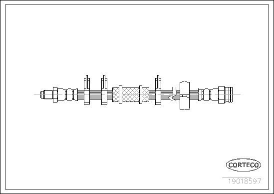 CORTECO 19018597 Brake Hose