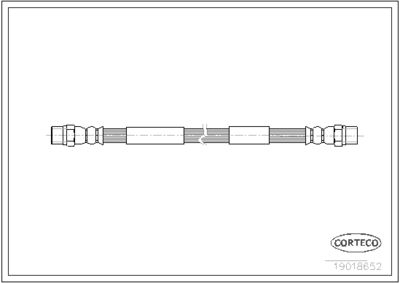 Brake Hose CORTECO 19018652