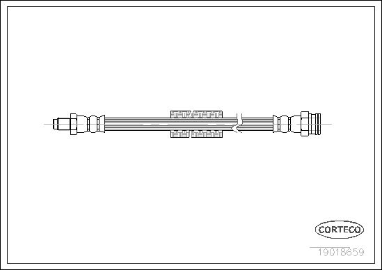 CORTECO 19018659 Brake Hose