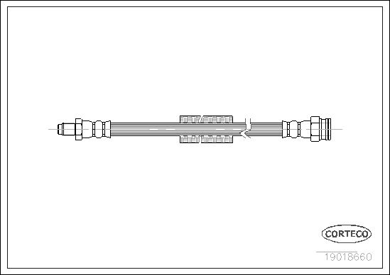 CORTECO 19018660 Brake Hose
