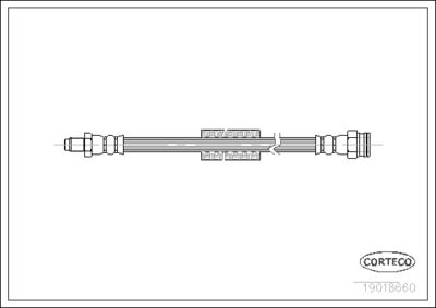 Brake Hose CORTECO 19018660