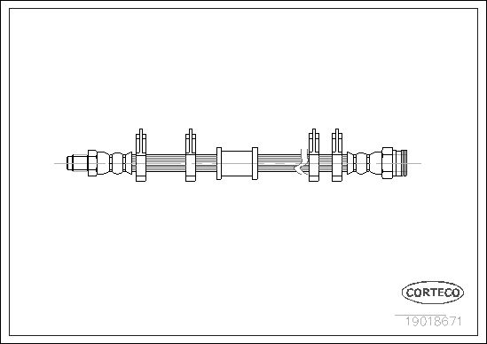 CORTECO 19018671 Brake Hose