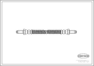 Brake Hose CORTECO 19018751