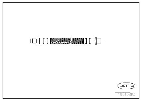 CORTECO 19018893 Brake Hose