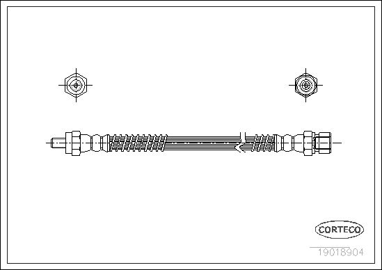 CORTECO 19018904 Brake Hose
