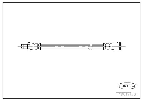 CORTECO 19019120 Brake Hose