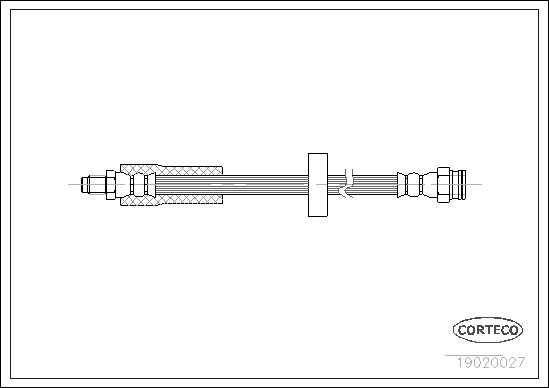 CORTECO 19020027 Brake Hose