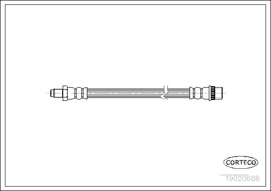 CORTECO 19020688 Brake Hose