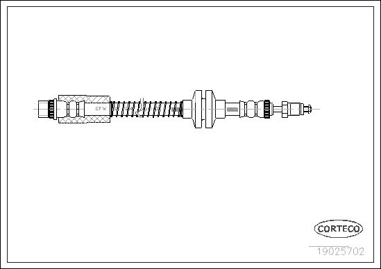 CORTECO 19025702 Brake Hose