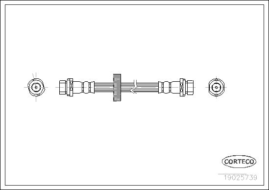 CORTECO 19025739 Brake Hose