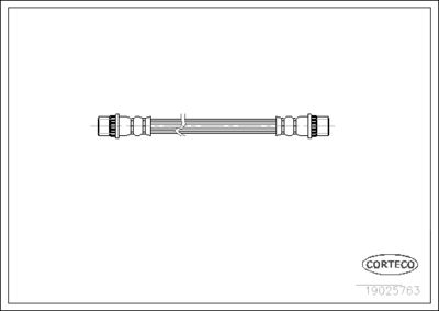 Brake Hose CORTECO 19025763