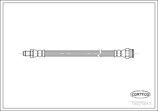 CORTECO 19025843 Brake Hose