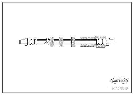 CORTECO 19025848 Brake Hose