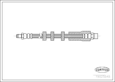 Brake Hose CORTECO 19025848