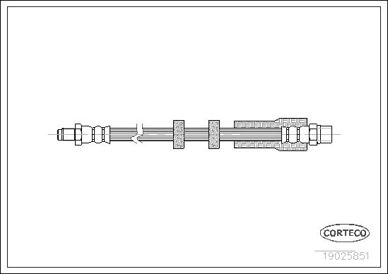 CORTECO 19025851 Brake Hose