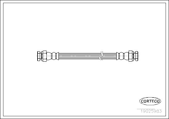 CORTECO 19025983 Brake Hose
