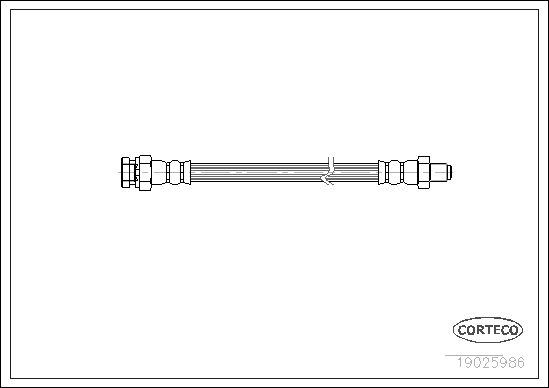 CORTECO 19025986 Brake Hose