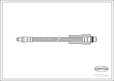 Brake Hose CORTECO 19025989
