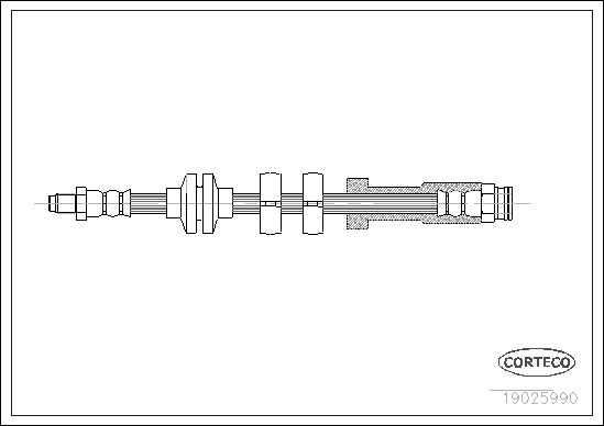 CORTECO 19025990 Brake Hose