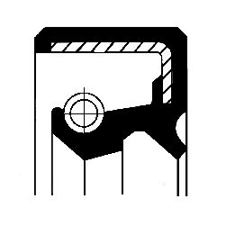 Shaft Seal, manual transmission CORTECO 19026212B