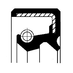 CORTECO 19026215B Shaft Seal, manual transmission