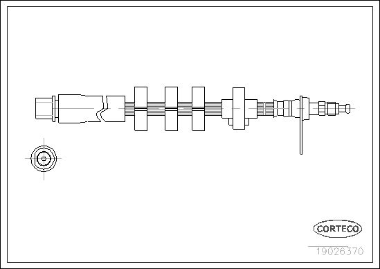 CORTECO 19026370 Brake Hose