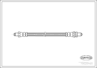 Brake Hose CORTECO 19026485