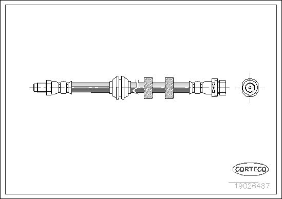 CORTECO 19026487 Brake Hose