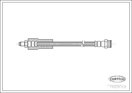 CORTECO 19026702 Brake Hose
