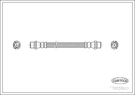 CORTECO 19026812 Brake Hose