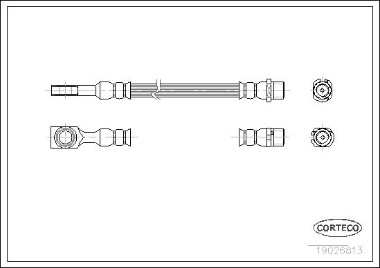 CORTECO 19026813 Brake Hose