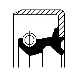 CORTECO 19029704B Shaft Seal, wheel hub