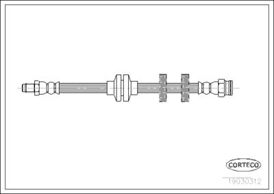 Brake Hose CORTECO 19030312