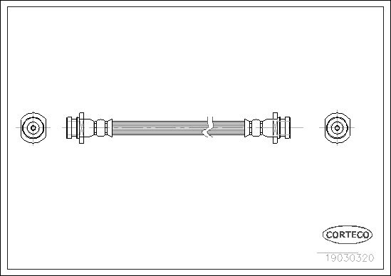 CORTECO 19030320 Brake Hose