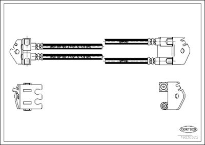 Brake Hose CORTECO 19030323