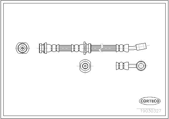 CORTECO 19030327 Brake Hose