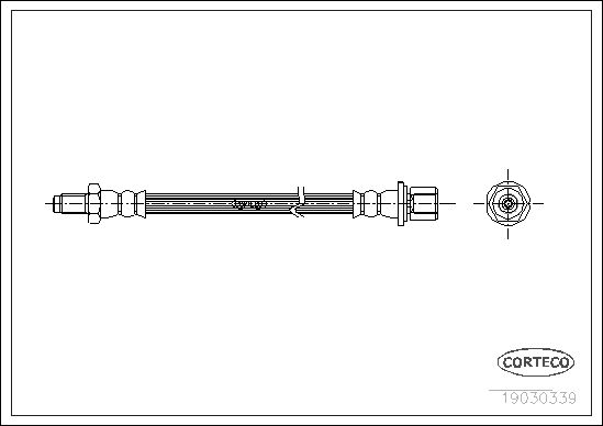 CORTECO 19030339 Brake Hose