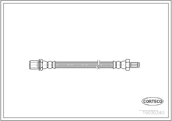 CORTECO 19030340 Brake Hose