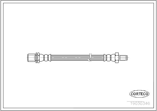 CORTECO 19030346 Brake Hose