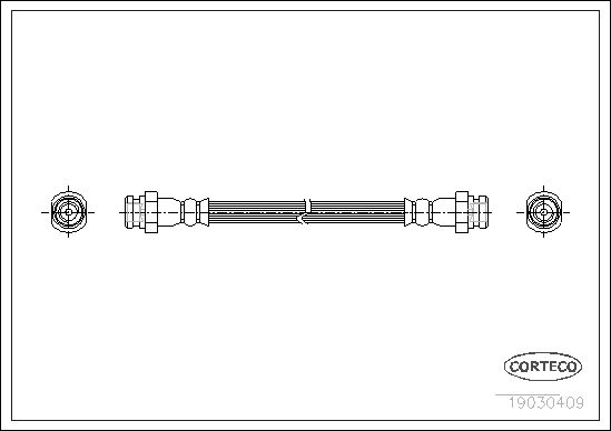 CORTECO 19030409 Brake Hose