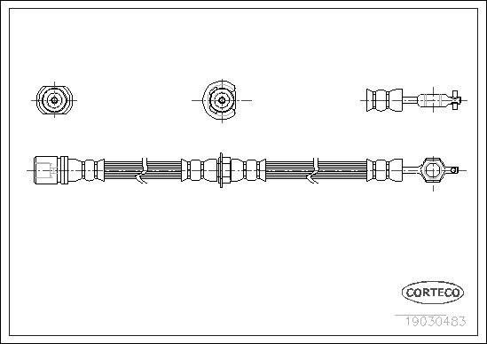 CORTECO 19030483 Brake Hose