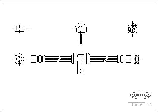 CORTECO 19030523 Brake Hose